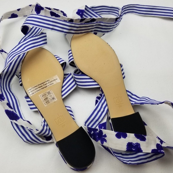 CAbi Spring 2018 Watercolor Tied Up Sandal - Picture 4 of 4